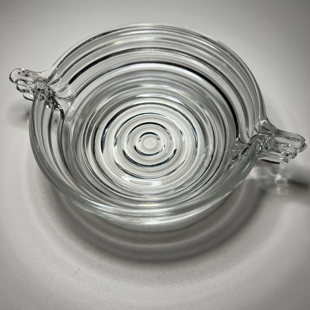 Antique Manhattan Anchor Hocking Bowl 7 5/8 x 3" Handles 1938-1943 Depression - Picture 1 of 12
